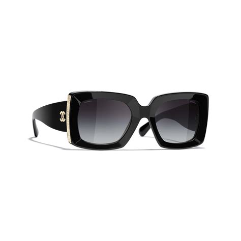 CHANEL Sunglasses: Rectangle Sunglasses, acetate 5435 — 